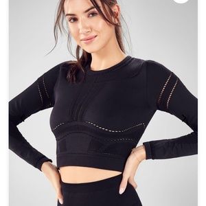 Jaymee Mesh LongSleeved Top Fabletics